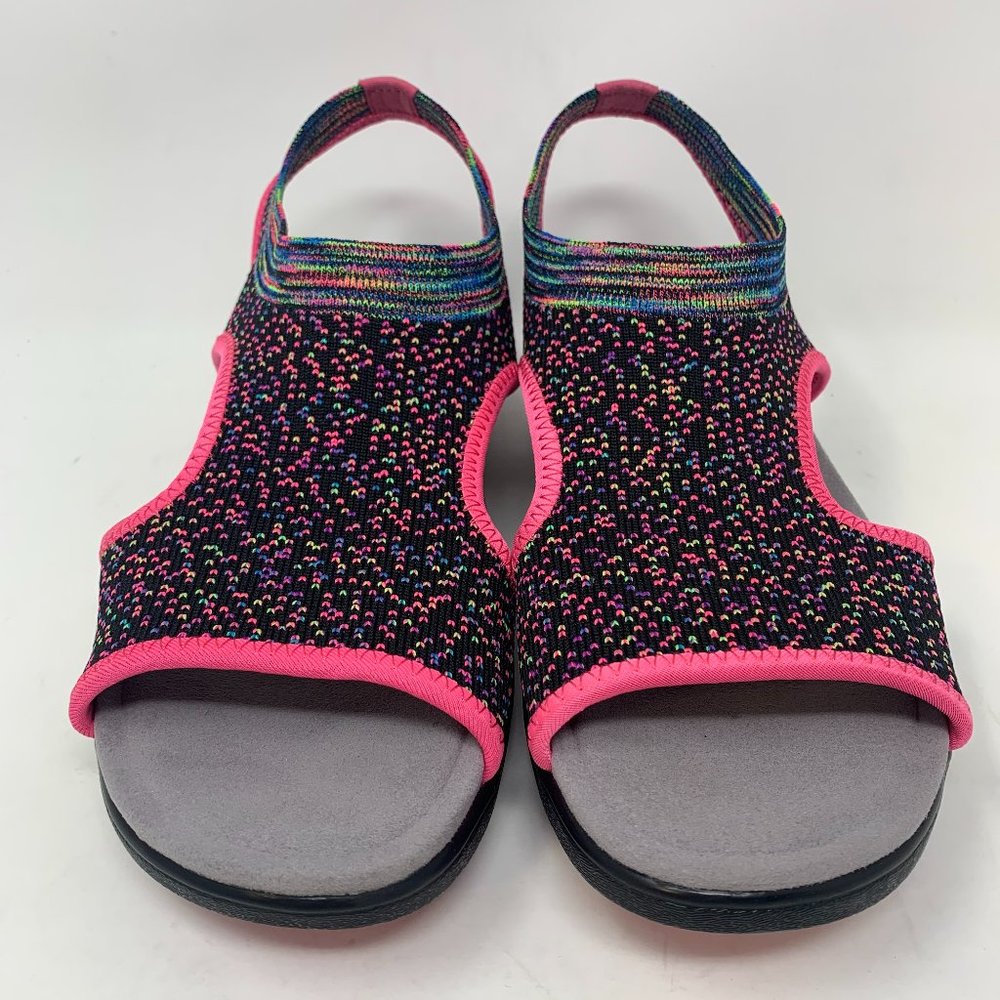 Alegria Women's Sandal Traq Qeen Funplex Pink Size 10 M EU 40 Black/Pink